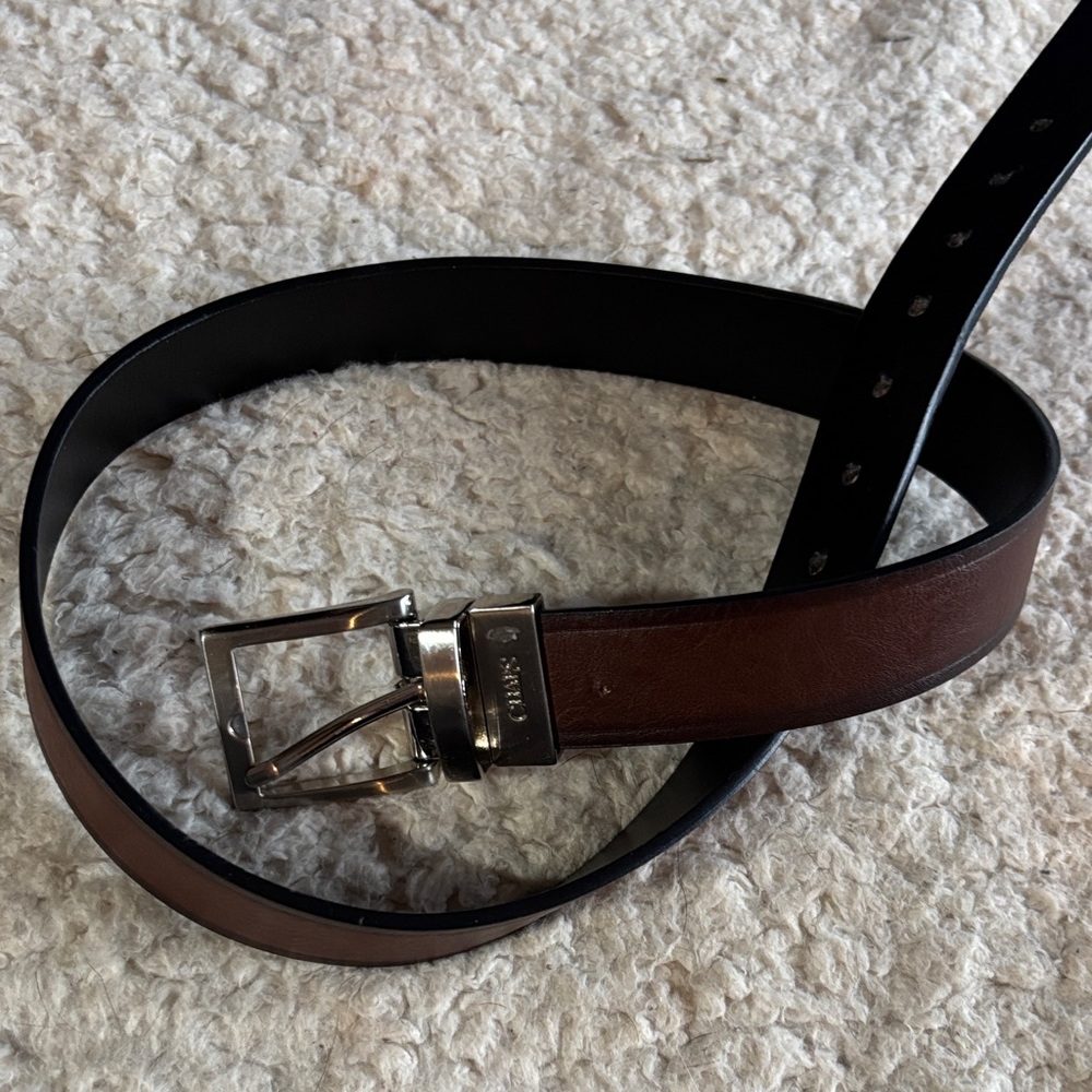 Boys Brown Chaps Leather Belt